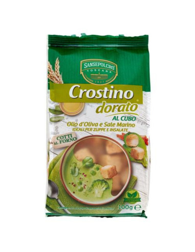 Sansepolcro crostino dor.gr100 olio e sale marino