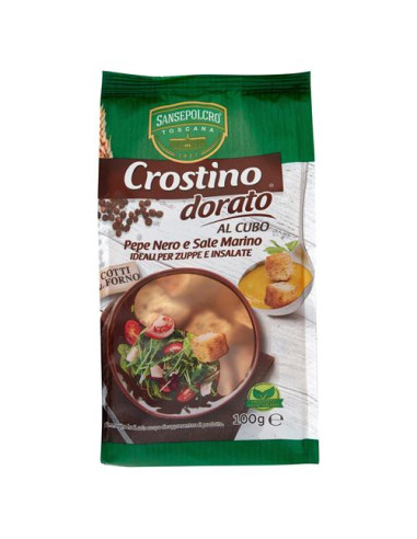 Sansepolcro crostino dorato gr100 pepe sale marino