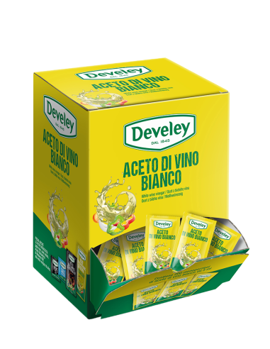 Develey aceto di vino bianco marsupio 200pz